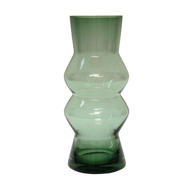 Le Forge Retro Green Glass Vase (30.5cm) | Koop.co.nz