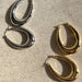 Pamu Delta Large Gold Hoop Earrings | Koop.co.nz