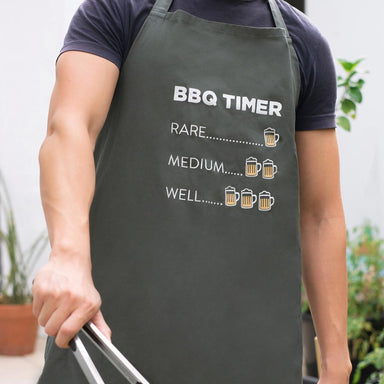 Splosh Mens Apron - BBQ Timer | Koop.co.nz