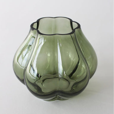 Griff Nave Green Glass Vase (12.5cm) | Koop.co.nz