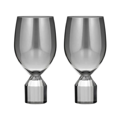 Ladelle Ava Wine Glasses - Charcoal (2pc) | Koop.co.nz