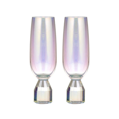 Ladelle Ava Champagne Glasses - Opal (2pc) | Koop.co.nz