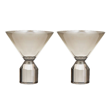 Ladelle Ava Martini Glasses - Champagne (2pc) | Koop.co.nz