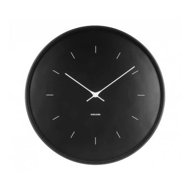 Karlsson Butterfly Hands Clock – Black (27cm) | Koop.co.nz