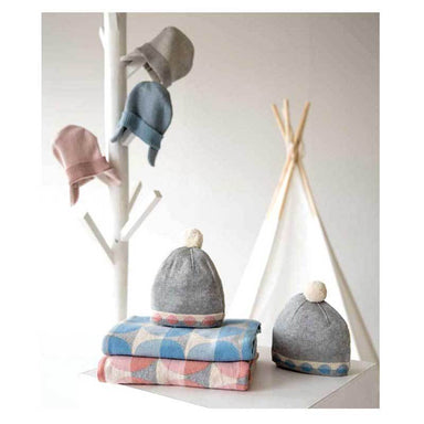 Indus Design Baby Blanket & Hat Gift Set - Pink | Koop.co.nz
