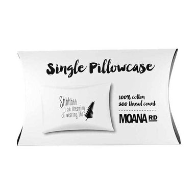 Moana Road Single Pillowcase – Dreaming Of Fern | Koop.co.nz