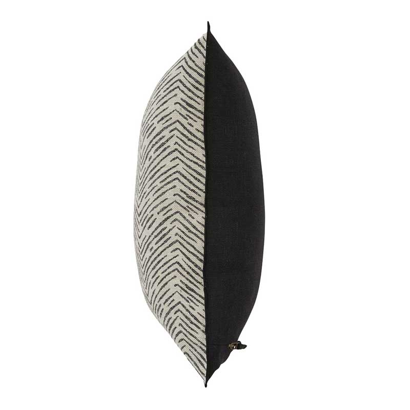 Weave Urban Sanctuary Carillo Linen Cushion – Onyx (50cm) | Koop.co.nz