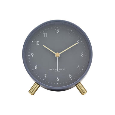 One Six Eight Noah Alarm Clock with Light  - Charcoal | Koop.co.nz