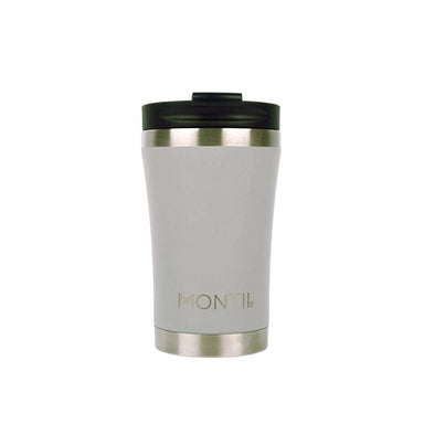 Montii Co Regular Insulated Coffee Cup - Chrome Grey (350ml) | Koop.co.nz