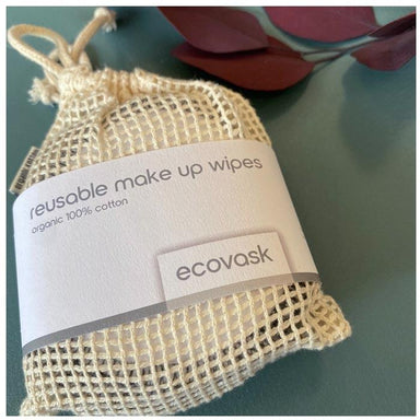 Ecovask Reusable Organic Cotton Make Up Pads (7pk) | Koop.co.nz