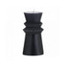 Amalfi Totem Unscented Candle - Black (15cm) | Koop.co.nz