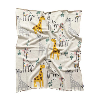 Di Lusso Living Georgie Giraffe Baby Blanket | Koop.co.nz
