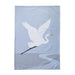 Hansby Design NZ White Heron Tea Towel | Koop.co.nz