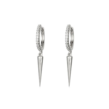 Lindi Kingi Zenith Silver Hoop Earrings | Koop.co.nz