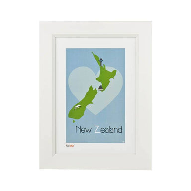 Pint Size New Zealand Print (A4) | Koop.co.nz