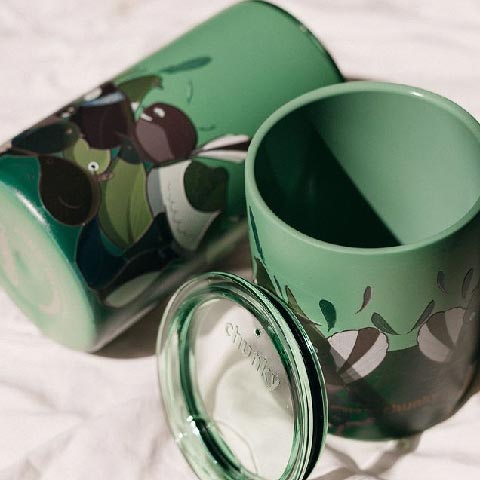 Chunky Reusable Stainless Coffee Cup - Birds Of NZ | Koop.co.nz