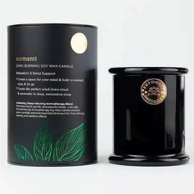 Surmanti Long Burning Soy Wax Candle - Relaxation & Sleep Support | Koop.co.nz