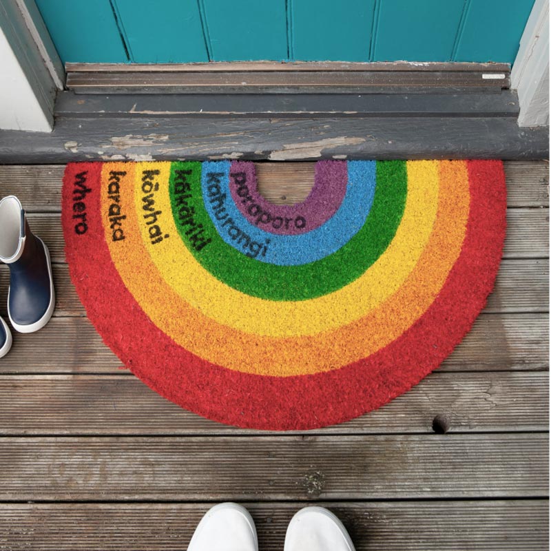 Moana Road Te Reo Rainbow Doormat | Koop.co.nz