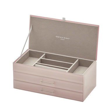 One Six Eight Gabriella Large Jewellery Box - Blush | Koop.co.nz