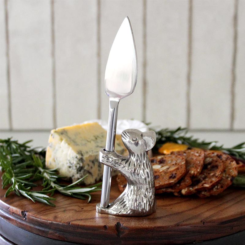 Old Mill Road Standing Guard Mouse Cheese Knife | Koop.co.nz