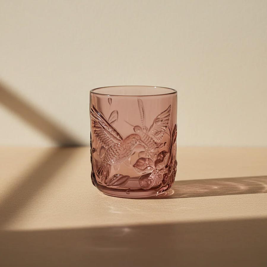 Nel Lusso Rainforest Glass - Pink | Koop.co.nz