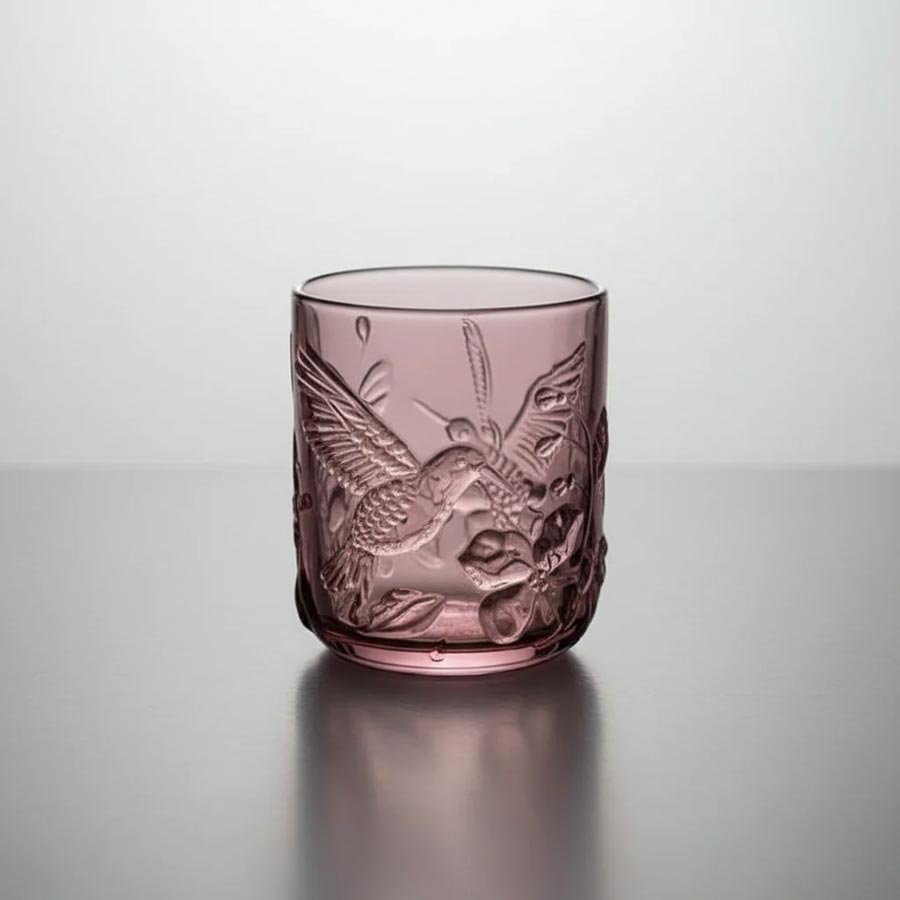 Nel Lusso Rainforest Glass - Pink | Koop.co.nz