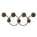 Umbra Dotsy Wall Hook - Black & Walnut | Koop.co.nz