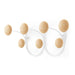 Umbra Dotsy Wall Hook - White & Natural | Koop.co.nz