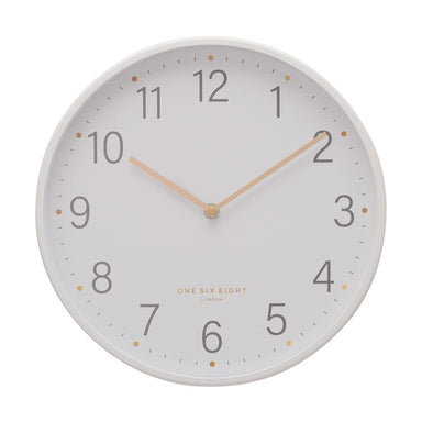 One Six Eight Maisie White Wall Clock (30cm) | Koop.co.nz