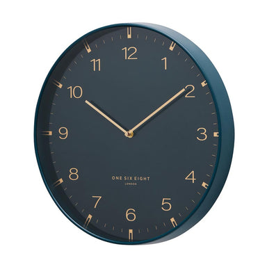 One Six Eight Sienna Clock - Ocean Blue (40cm) | Koop.co.nz