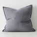 Weave Como Linen Cushion - Smoke (50cm) | Koop.co.nz