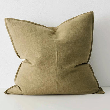 Weave Como Linen Cushion - Clay (50cm) | Koop.co.nz
