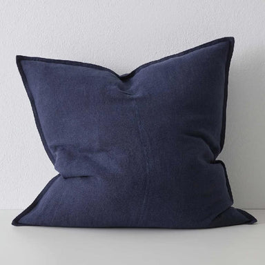 Weave Como Linen Cushion - Ocean (50cm) | Koop.co.nz