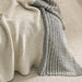 Weave Sonoma Cotton Throw - Onyx | Koop.co.nz
