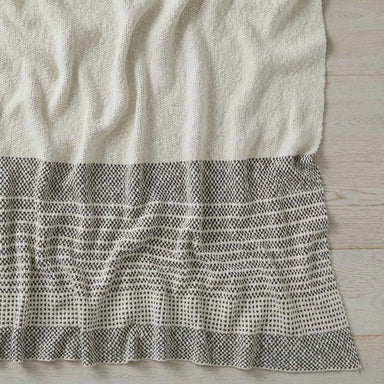 Weave Sonoma Cotton Throw - Khaki | Koop.co.nz