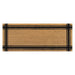 HRB Homeware Extra Long Black Border Doormat (120cm) | Koop.co.nz