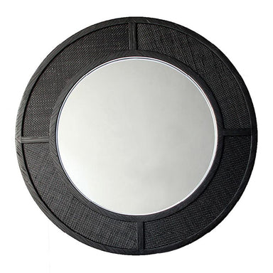 Le Forge Munich Black Round Mirror (88cm) | Koop.co.nz