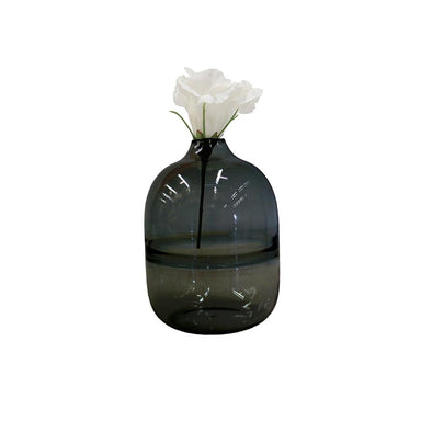 Le Forge Sienna Small Bud Vase - Dark Smoke (14cm) | Koop.co.nz