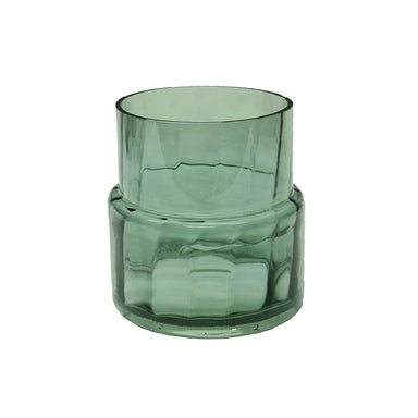 Le Forge Ralph Small Glass Green Vase (16cm) | Koop.co.nz