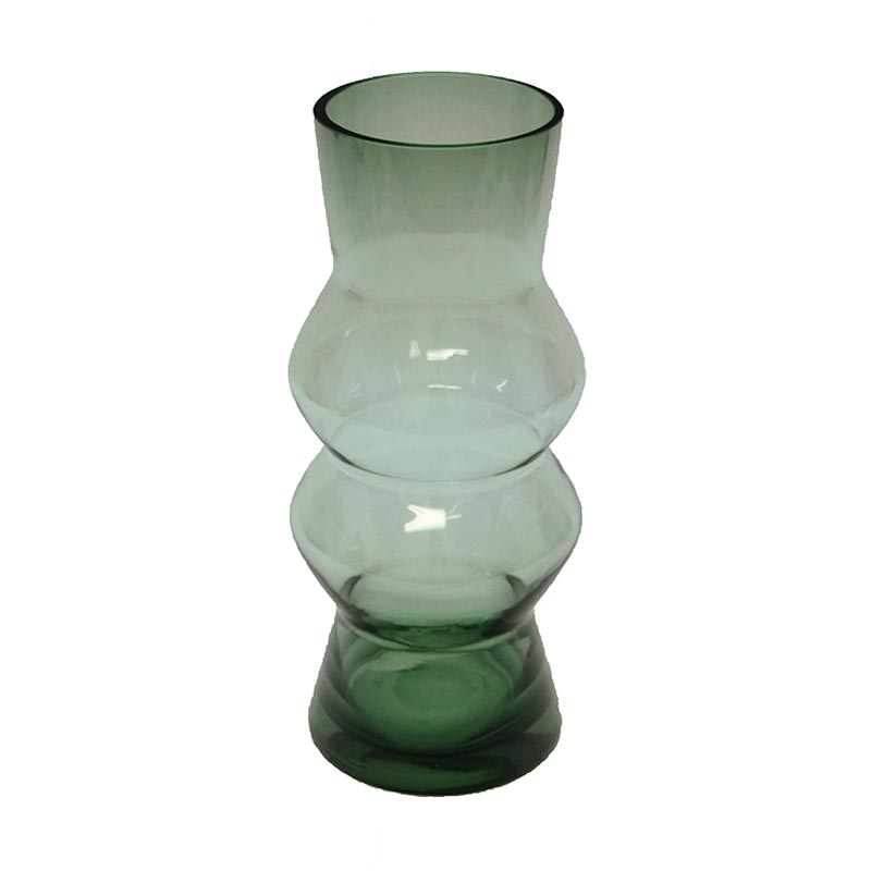 Le Forge Retro Green Glass Vase (30.5cm) | Koop.co.nz