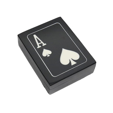 Le Forge Single Resin Playing Card Box - Ace Black | Koop.co.nz
