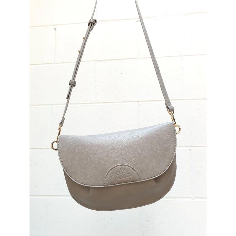 Hello Friday Nina Grey Crossbody Bag | Koop.co.nz