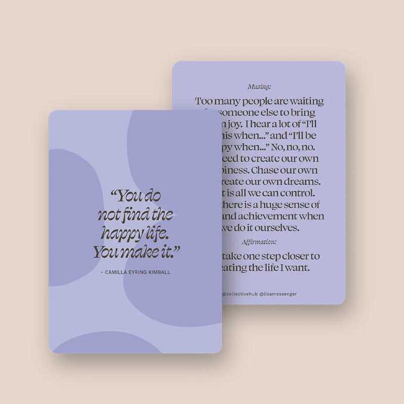 Collective Hub Mantras & Affirmations Cards to Reset Your Mindset | Koop.co.nz