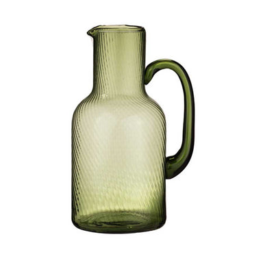 Ladelle Katrina Olive Green Glass Jug (1 Litre) | Koop.co.nz