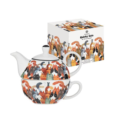 Ashdene Quirky Cats Tea Pot For One | Koop.co.nz