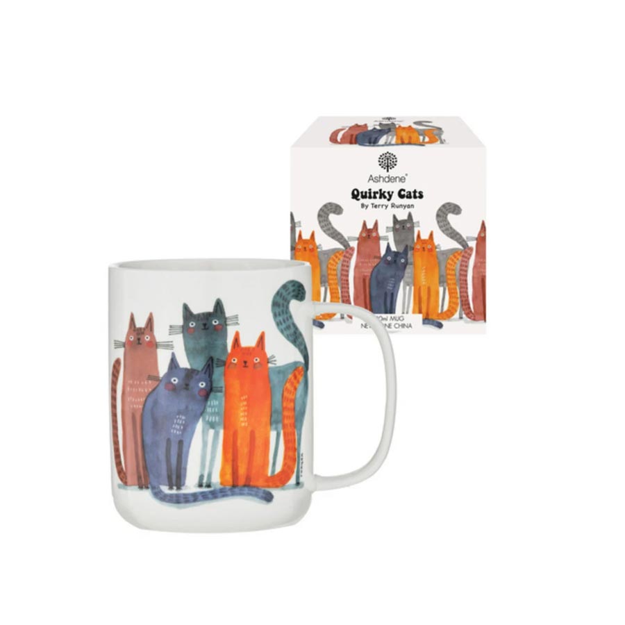 Ashdene Quirky Cats Mug | Koop.co.nz
