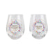 Urban Products Stemless Wine Glass Set - Sip Sip Hooray | Koop.co.nz