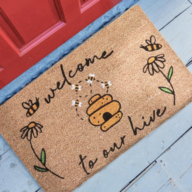 Urban Products Welcome To Our Hive Doormat | Koop.co.nz