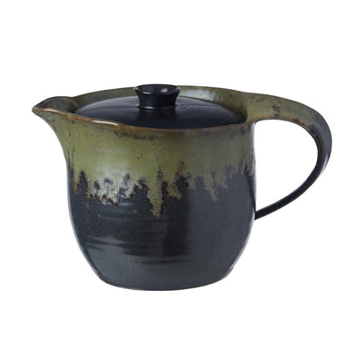 Amalfi Ribbed Stoneware Teapot (900ml) | Koop.co.nz