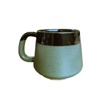 Leaf & Bean Reactive Glaze Roma Mug - Green | Koop.co.nz